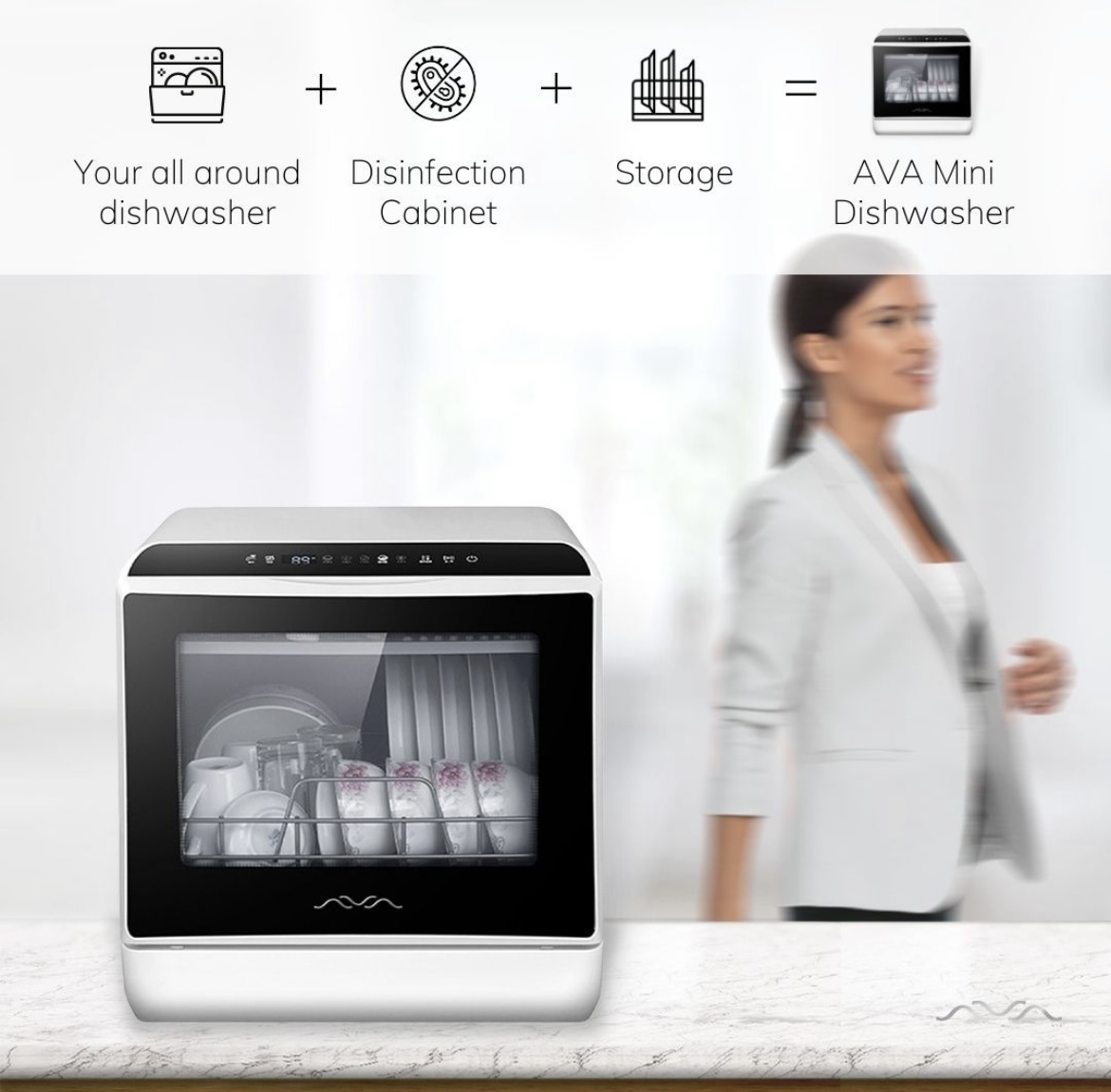 ava_living's tweet photo. Countertop dishwashers are known to be economical and sustainable compared to washing by hand. Only 5 Liters of water is used for each wash cycle with the AVA Mini Dishwasher which holds 4-5 place settings. 👌🏼 
 https://t.co/Rz1yoq9z5x
 #avaliving #smartsolutions #dishwasher https://t.co/PoJu3baC1v