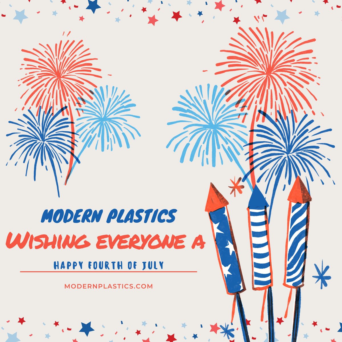 Happy 4th of July weekend from your friends at Modern!

Just a friendly reminder to stay safe and have fun!😄

Website: modernplastics.com
Address: 88 Long Hill Cross Road, Shelton, CT 06484

#FourthofJuly #modernplastics #plastics #IndependenceDay