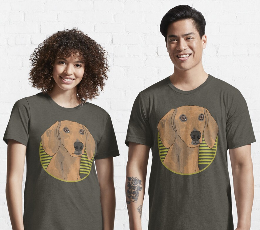 Get this cute Dachshund #dog #illustration on #redbubble 

#RBandME: redbubble.com/people/adoptnf…

#findyourthing #pets #DogLover #redbubbleshop #Dachshund #Dachshunds  #design #redbubbleartist #printondemand