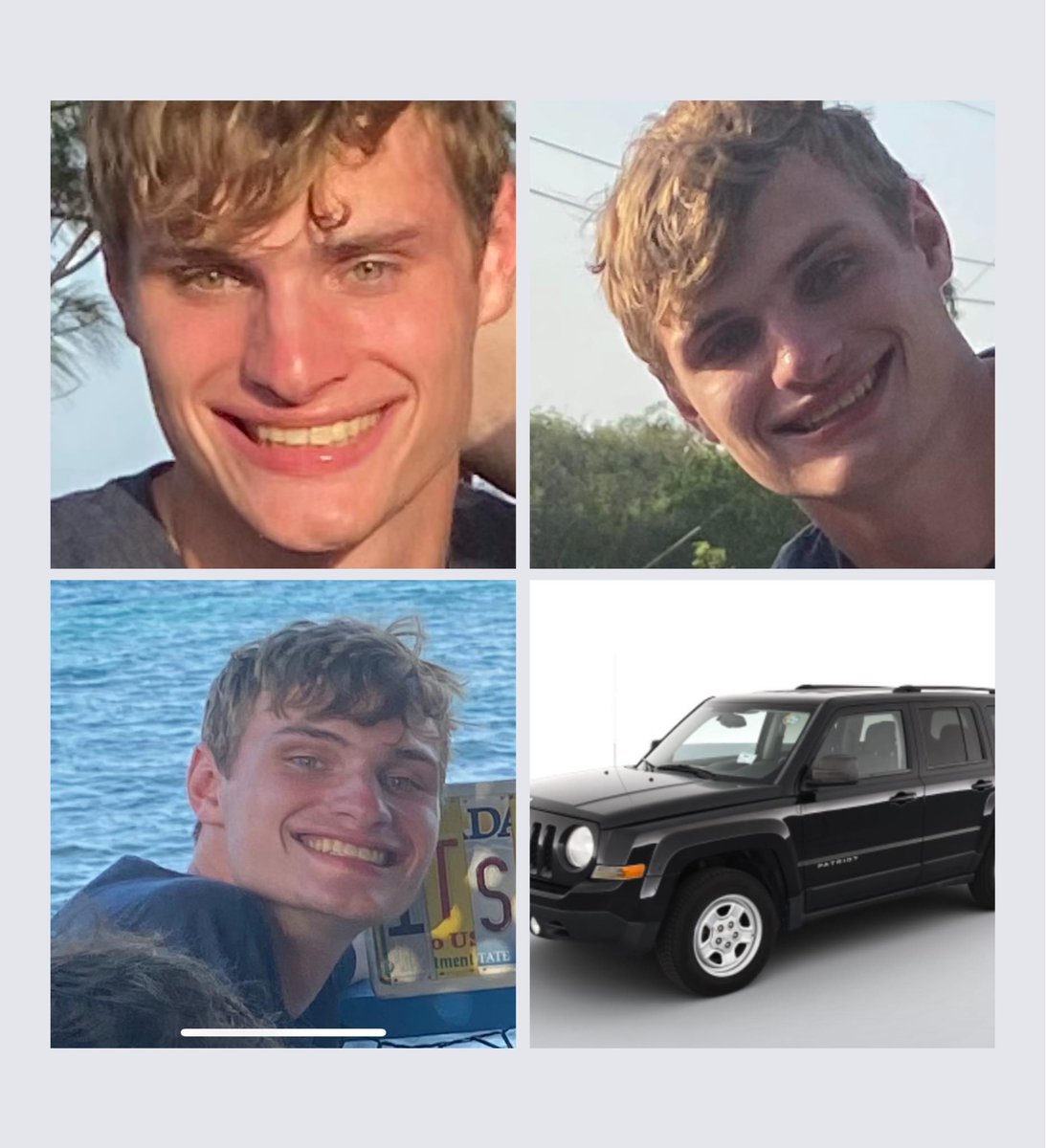 BrebeufJesuit's tweet image. Nate Wendowski, a '21 Brebeuf alum, is missing. His last known location was the corner of 86th &amp;amp; Michigan on Wednesday, 6/29, 2:00 p.m. He drives a 2012 Black Jeep Patriot. Please view the original post from Evie Horn for additional details: facebook.com/evie.horn/post…