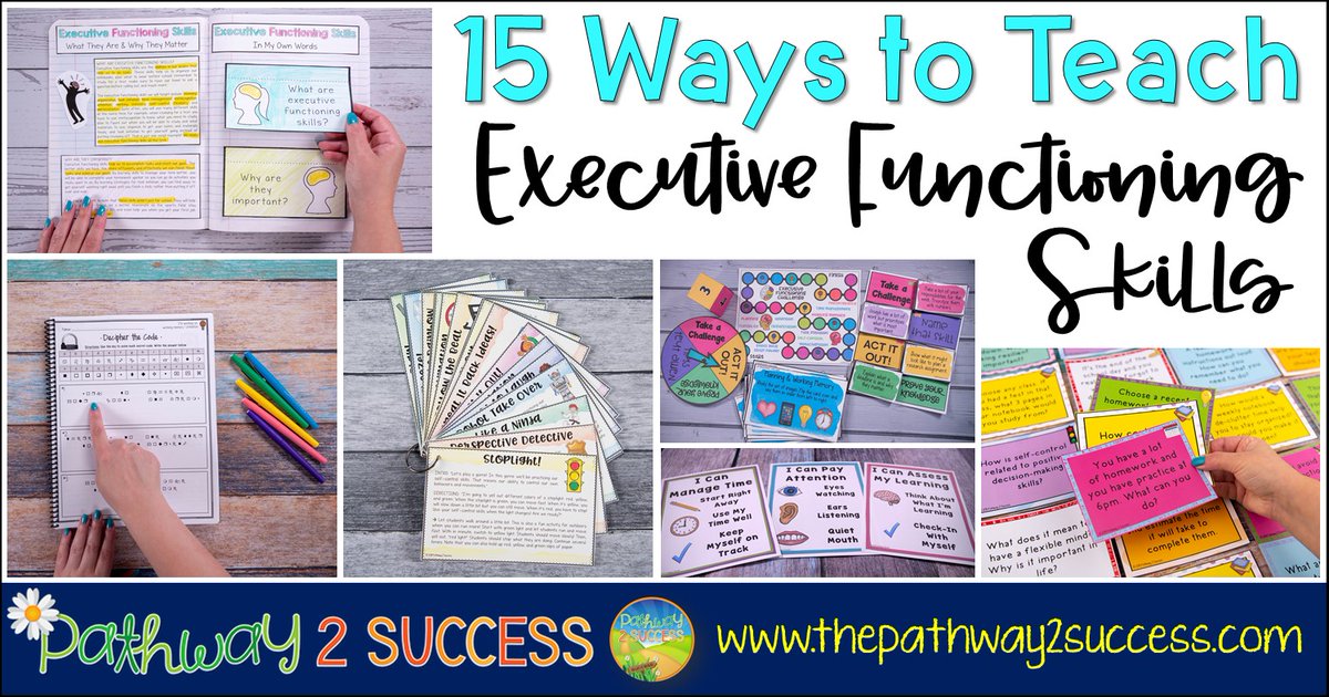 TCEA's tweet image. Here are over 15 ways that you can help teach executive functioning skills.

bit.ly/3ytDaIF @Pathwy2Success
#efs #skillbuilding #teaching #education