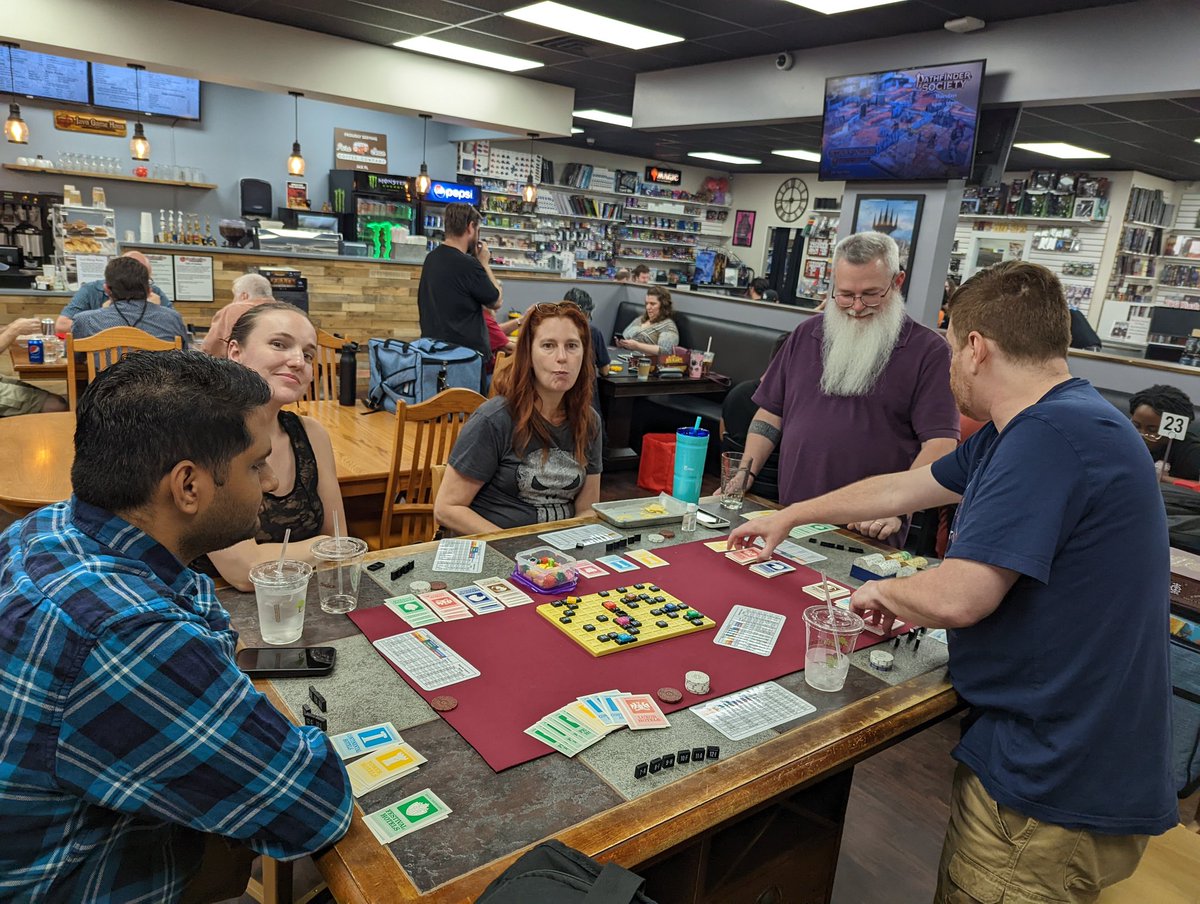 Great time playing at Java Game Haus last night! #Jacksonville #boardgames