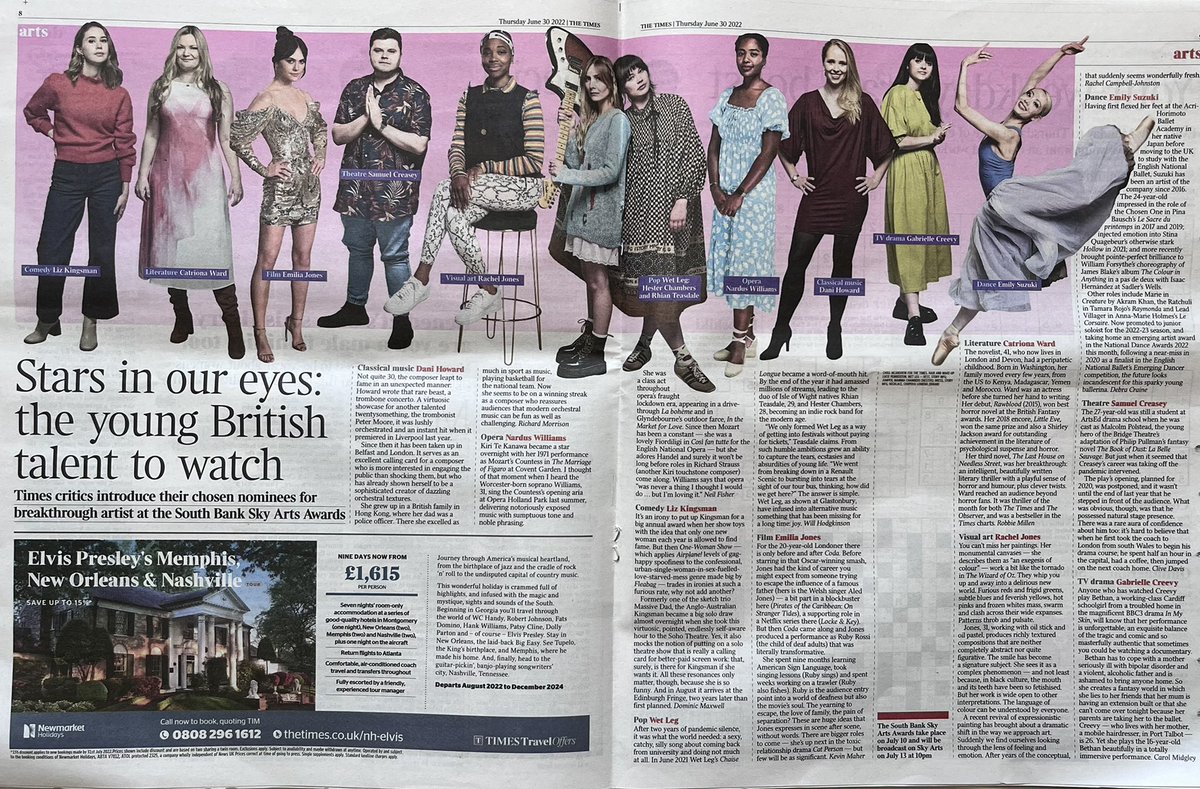 DaniHoward6's tweet image. Totally 🤯 to be nominated in 2 categories in this years South Bank Sky Arts Awards ✨

In the Classical Music category for my Trombone concerto with @liverpoolphil &amp;amp; @pete_moore_ 

And a nominee for The Times Breakthrough Artist of the Year - in incredible company here!!🤩