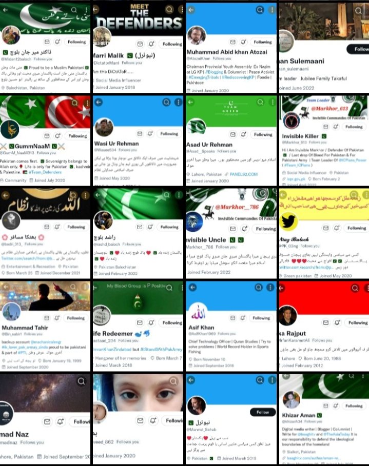 ٹویٹر و گروپ دوستوں کے لیے میری نیک خواہشات

کیا آپکو معلوم ہے کہ آپ اس وقت کن اہم شخصيات  کا دیدار کر رہے ہیں۔
یہ پاکستان کی معروف ترین شخصيات ہیں جن کو بہت کم لوگ جانتے ہیں۔یہ سادہ اور نیک دل انسان ہیں۔اور اربوں ڈالر کے مالک بھی ہیں ۔یہ وہ انسان ہیں جنہوں نے 
#اردو_زبان
👇