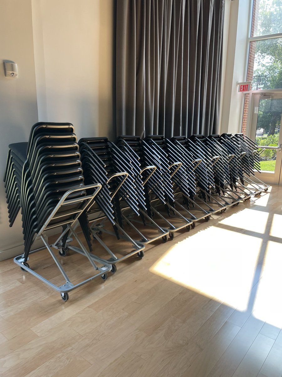 Storage lockers, music library, and chairs are all installed - can’t wait to fill these with instruments and repertoire!