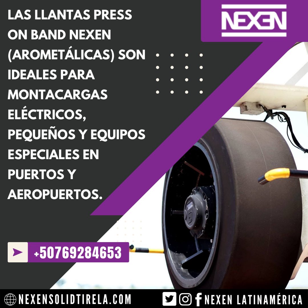 NexenLA's tweet photo. NEXEN, la llanta para montacargas con el mejor costo/hora del mercado, comprobado y garantizado. ✅

Contáctanos mediante WhatsApp para brindarte una atención más personalizada
https://t.co/q5IVZu15un https://t.co/F9lXsyWi0y
