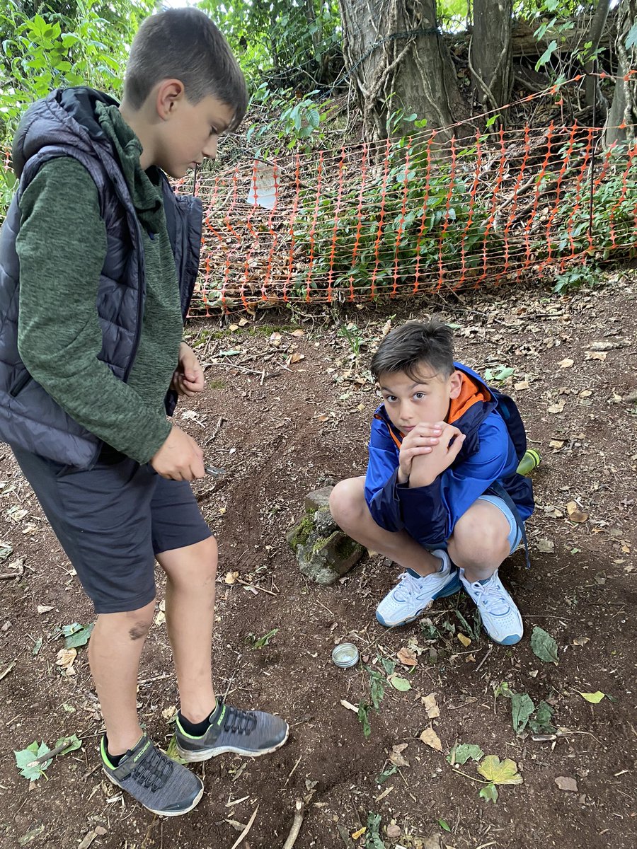 The children were told to start a fire, controlled 😊