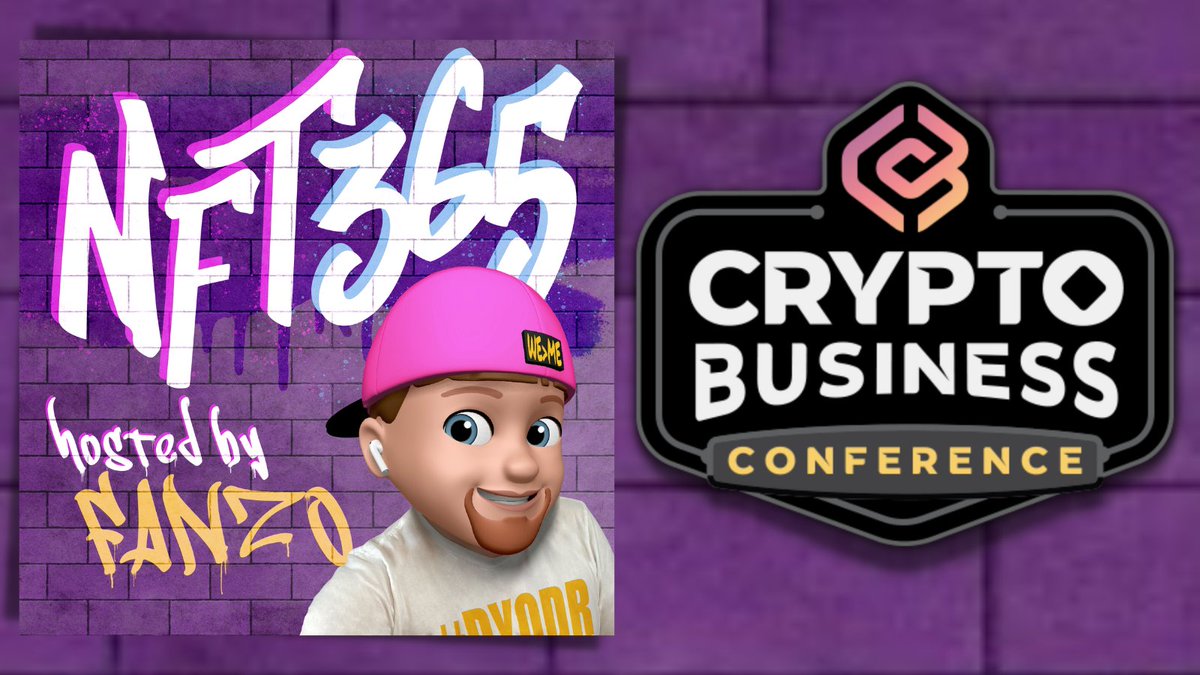 NFT365podcast's tweet photo. Beyond excited to have a NEW sponsor of #NFT365 

Crypto Business Conference 

This event is brought to you by the @SMExaminer team that created Social Media Marketing World and Crypto Business Podcast!

Join us Oct 9-11th in San Diego!  
#Sponsored
https://t.co/Ax7zAEA3zU https://t.co/pxZmsRYaC7