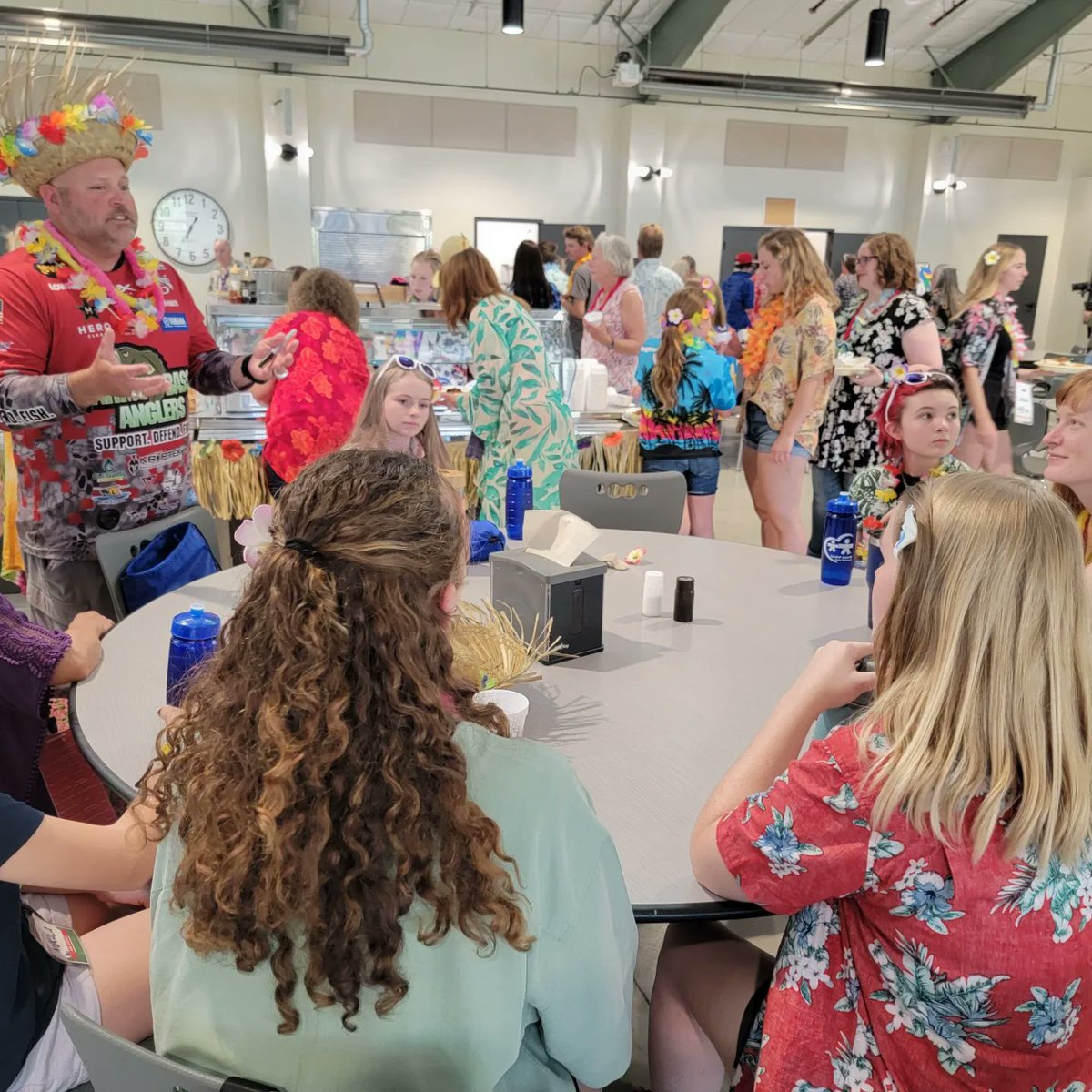 ArmyBassAnglers's tweet image. Part of our Leadership Team enjoyed an incredible Luau w/the Kids, Counselors &amp;amp; Staff of #CampAgape then presented them w/a check for $1000 for Kids Scholarships --HOOAH! #SupportDefendFish #ArmyBassAnglers