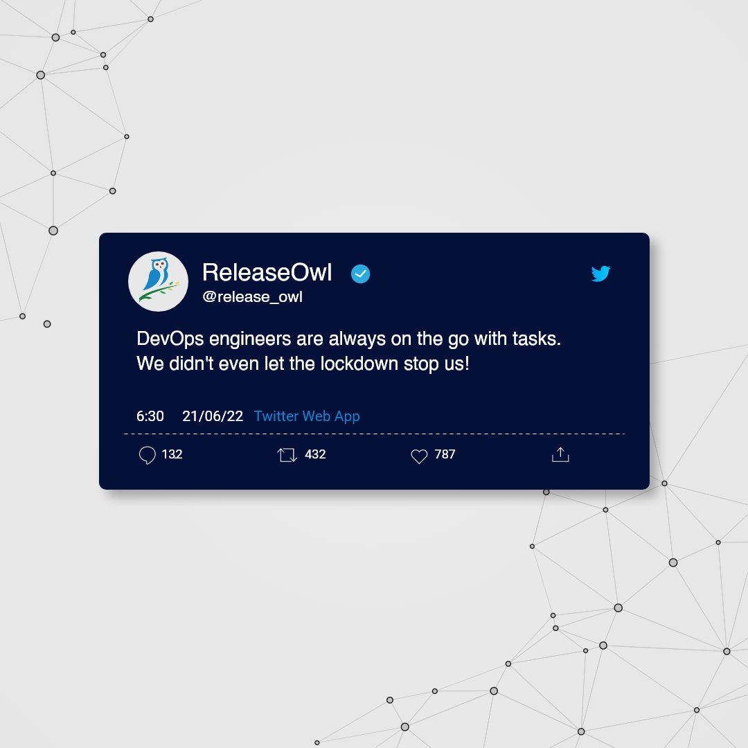 Not to brag but DevOps engineers can work from literally anywhere
#SAPDevOps #sap #devops #releaseowl #devopsforsap