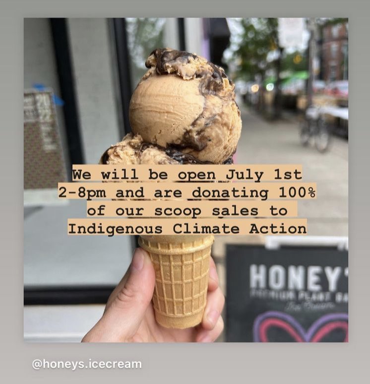 If you’re in Toronto its a great day to get some Honeys Ice cream. Dundas and Dufferin.