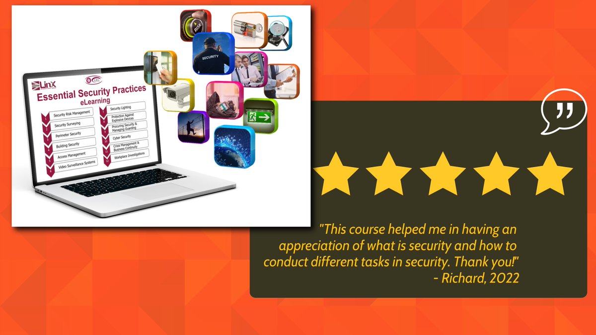 5 ⭐️ and 242 reviews! Our Essential Security Practices course is definitely a firm favourite amongst learners