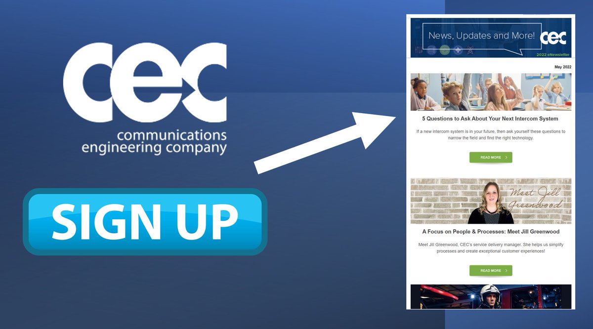 Want to keep up on what's happening with new #technology? Sign up for our bimonthly newsletter! cecinfo.com/newsletter-sig…