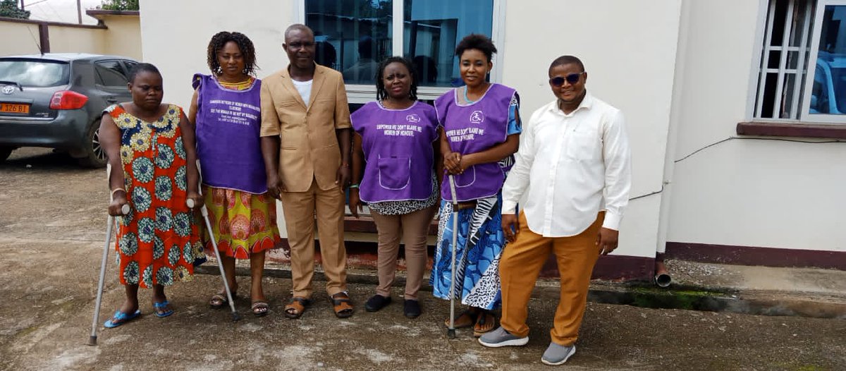 TokoVirginie's tweet photo. Cameroon Network of Women with Disabilities advocating for persons with Disabilities civil status documents at the kumba I coucil
@ADFSecretariat @ONU_fr @USEmbYaounde @YALIRLCWA https://t.co/lhtYCbgTzW