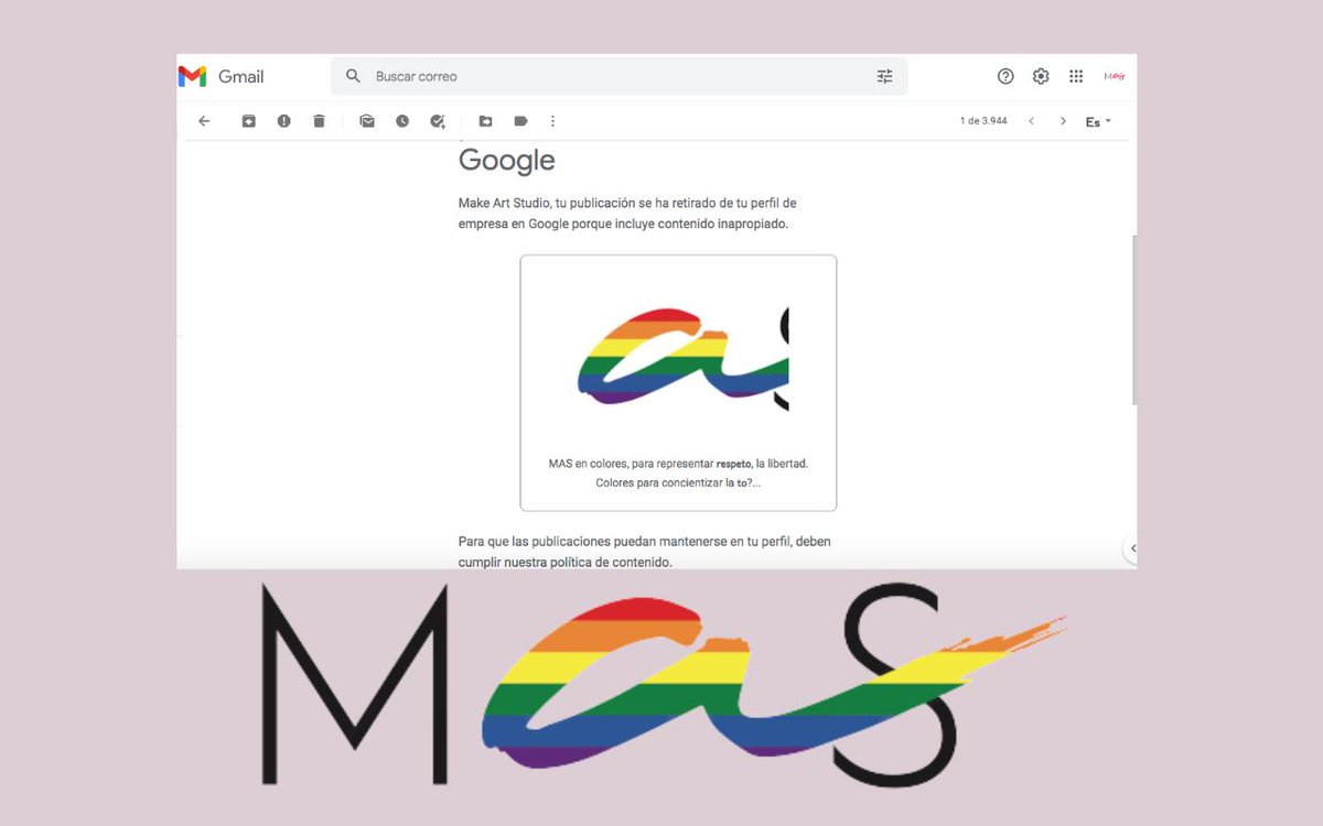 MakeArtStudio1's tweet photo. @Google ha rechazado nuestra publicación con el logo del mes del Orgullo LGTB. Representa 𝗿𝗲𝘀𝗽𝗲𝘁𝗼, libertad y lo hicimos para concientizar 𝘁𝗼𝗹𝗲𝗿𝗮𝗻𝗰𝗶𝗮. 𝗜𝗴𝘂𝗮𝗹𝗱𝗮𝗱 𝘆 𝗱𝗶𝗴𝗻𝗶𝗱𝗮𝗱. ¿Qué opinan, les gusta?
#google la vida se vive en colores! #LGTB #orgullo https://t.co/OmnCHQOaDK