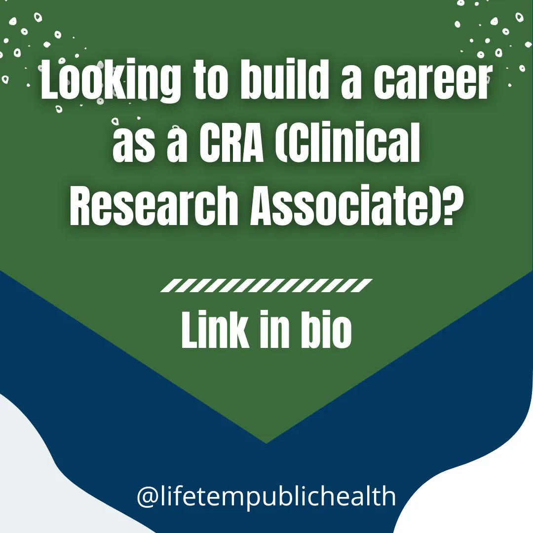 We help Public-Health professionals navigate their careers. We help people to develop their careers.💹

Join Now:buff.ly/3bt0TPY

#publichealth #publichealthcareers #careerdevolpment #careercoach #careercoaching #careerwoman #clinicalresearchcareers #clinicalresearch