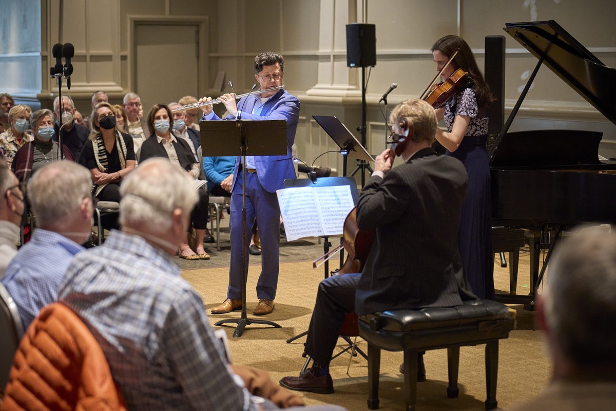 Catch us TODAY on <a href="/perf_today/">Performance Today</a>  You'll hear our performance of Albert Roussel's Trio for Flute, Viola and Cello featuring Todd Skitch (flute), Catherine Lynn (viola), and Brad Ritchie (cello).

yourclassical.org/performance-to… #linkinbio #chambermusic #trio #classicalmusic