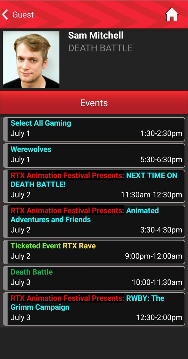 ScrewAttackSam's tweet image. As a professional "good enough to fill an empty seat" guy for Rooster Teeth I'm pretty busy this year.