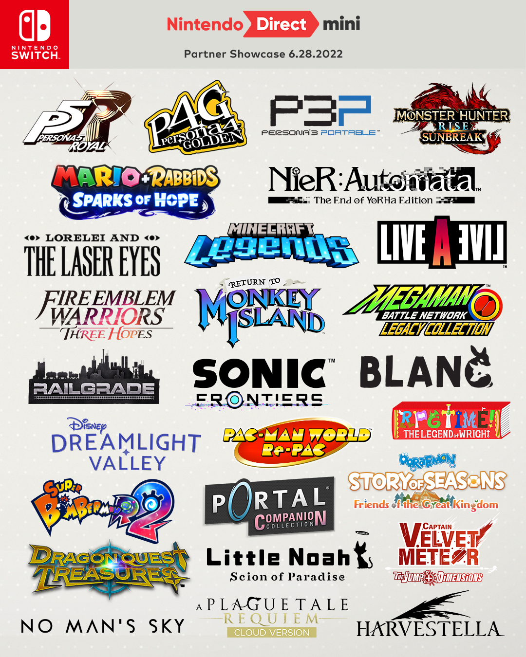 Nintendo of America on X: Check out some of the exciting new games coming  to #NintendoSwitch from this week's Nintendo Direct Mini Partner Showcase!  Which ones are you looking forward to?  /