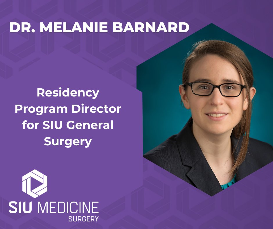 SIU General Surgery (@siu_gensurgery) on Twitter photo 📢 Announcing <a href="/MelanieBarnard8/">Melanie Barnard</a> as our new <a href="/SIUGenSurgRes/">SIU General Surgery Residency Program</a> Program Director! Congratulations, Dr. Barnard! #siumed 📢 Announcing <a href="/MelanieBarnard8/">Melanie Barnard</a> as our new <a href="/SIUGenSurgRes/">SIU General Surgery Residency Program</a> Program Director! Congratulations, Dr. Barnard! #siumed