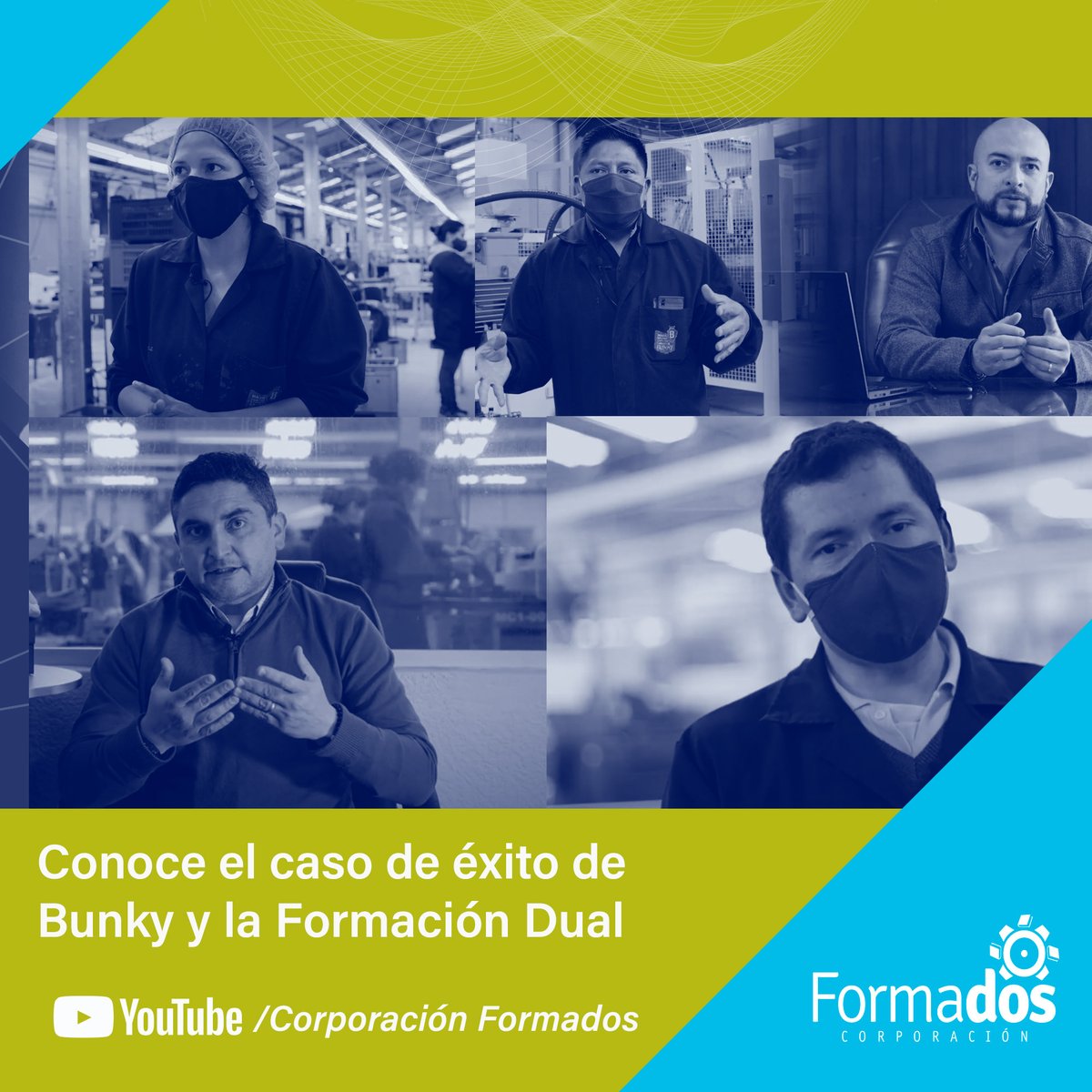 🙌😁⚙🎓 ¡LLEGÓ EL DÍA! Indukalsa es una de las empresas pionera de la #FormaciónDual en #Ecuador. 

🟢👉 Compartimos toda una jornada laboral con ellos para conocer sus experiencias. Míra este #documental aquí ➡ youtu.be/H133dZEYvPY