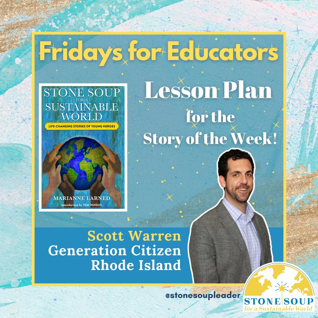 stonesoupleader's tweet photo. #EDUCATORS :This FREE #LessonPlan gives you #STEM & #LanguageArts #activities designed to teach students the power of #democracy & #CivicAction. #CivicsEducation
https://t.co/Dhc6sZw12T
.
.
@gencitizen @ScottLWarren
#GenerationCitizen #ScottWarren #FutureVoters https://t.co/gLgp4Xe9c9