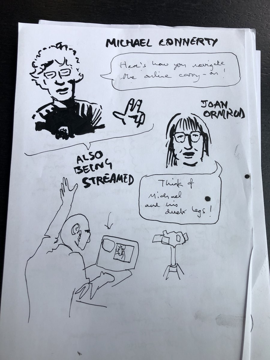 Johnmiers's tweet photo. It's been such a pleasure to be at #IGNCC22 in person! Some sketchnotes follow, with the usual apologies for bad / insulting portraiture and misrepresented arguments https://t.co/1DnTTmnl9j