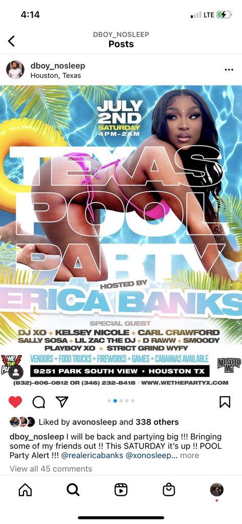 718Lloyd's tweet image. #TEXASPOOLPARTY YALL NEED TICKETS R SECTION TAP IN .