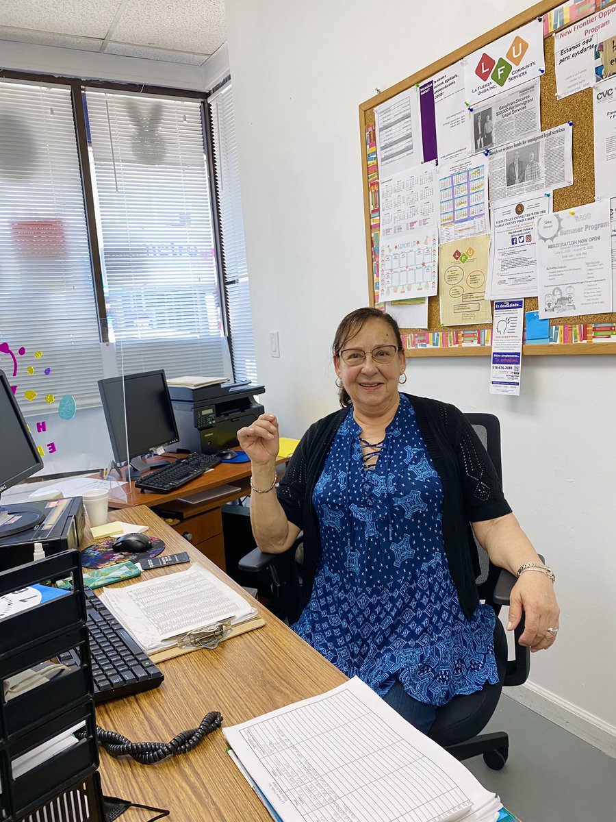 #staffappreciationpost Mariette has worked at La Fuerza Unida for over 20 years! She has helped many people find a job throughout the years. If you are looking for a job, Mariette is the person to ask! Thank you Mariette for your commitment! We appreciate you!