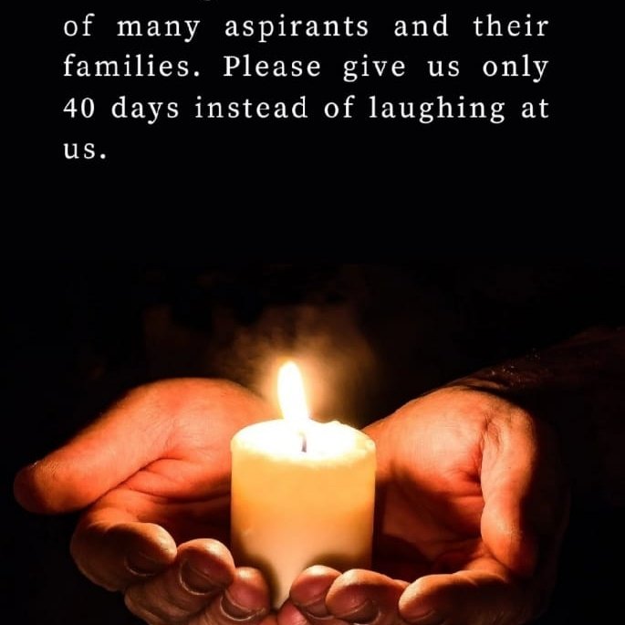 Sana_Nalband_02's tweet photo. Kindly delay neet by 40-60 days and give aspirants relief on this occasion of doctor's day
We deserve this 
We want justice
#CandleMarchForNEETUG https://t.co/ouUpEKz3pq