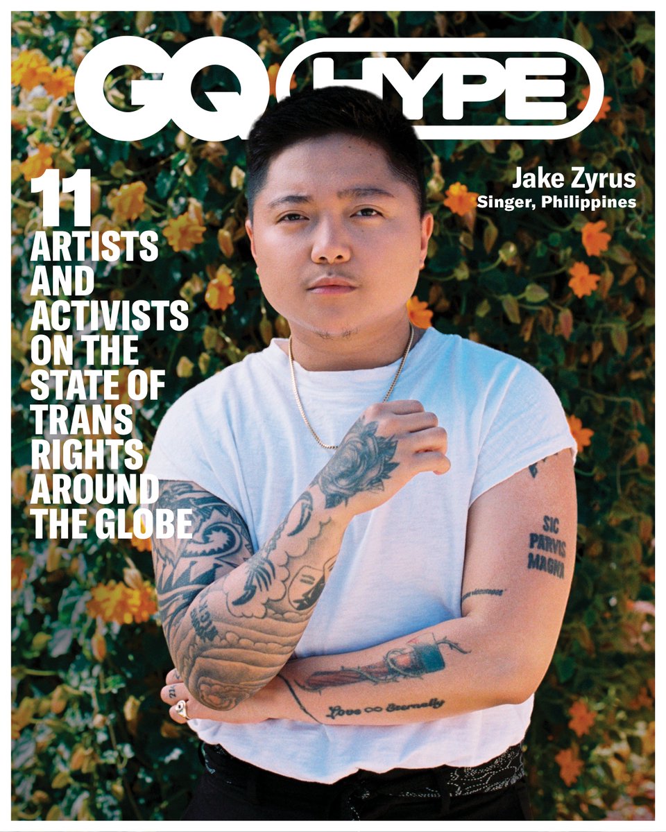 raymondangas's tweet photo. Filipino singer @jakezyrus is one of the 11 artists and activists on this week's @GQMagazine #GQHype cover,  talking about the state of trans rights around the world 🇵🇭🏳️‍⚧️
https://t.co/sOmJqb8HeP https://t.co/ORhseKKRfs