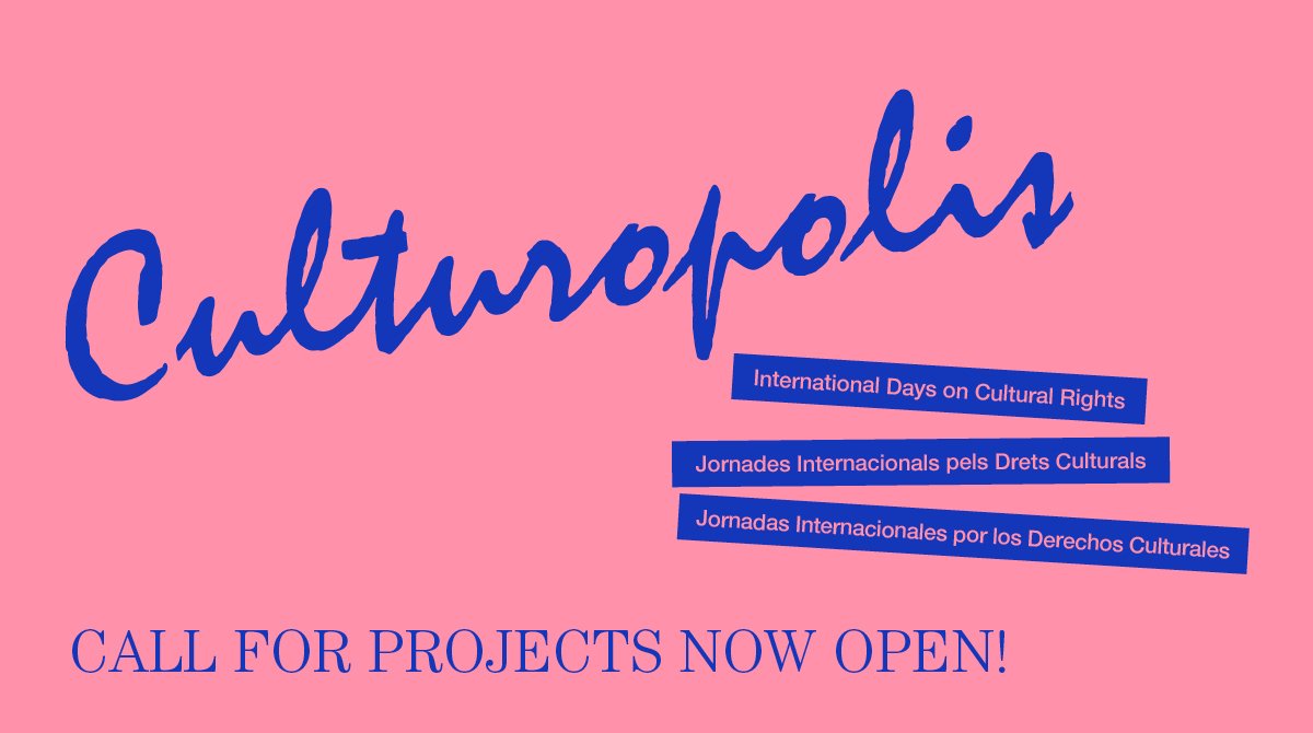 ⏰#ENCCmembers and friends, respond before 15/07 to #Culturopolis call for projects on:
✔️diversity &amp; inclusion
✔️dialogue w/communities, sectors &amp; movements
✔️inclusive public spaces
✔️culture &amp; sustainability
✔️access to tech &amp; digital rights
➡️bit.ly/3ugr3w7to