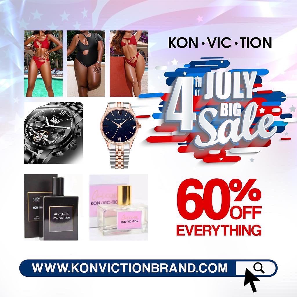KonvictionBrand's tweet photo. 4th of July Sale!  [July 1st - July 5th]
@konvictionbrand 

60% OFF EVERYTHING. Go to https://t.co/5OzP9GR84r https://t.co/tKx6yJTrJm