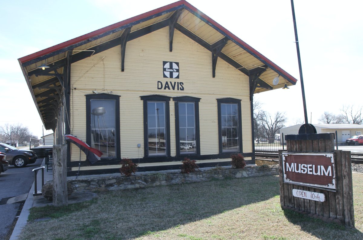 okpopculture's tweet image. #ZipCodeDay - Spotted at the Davis, #Oklahoma branch of the Arbuckle Historical Society Museum