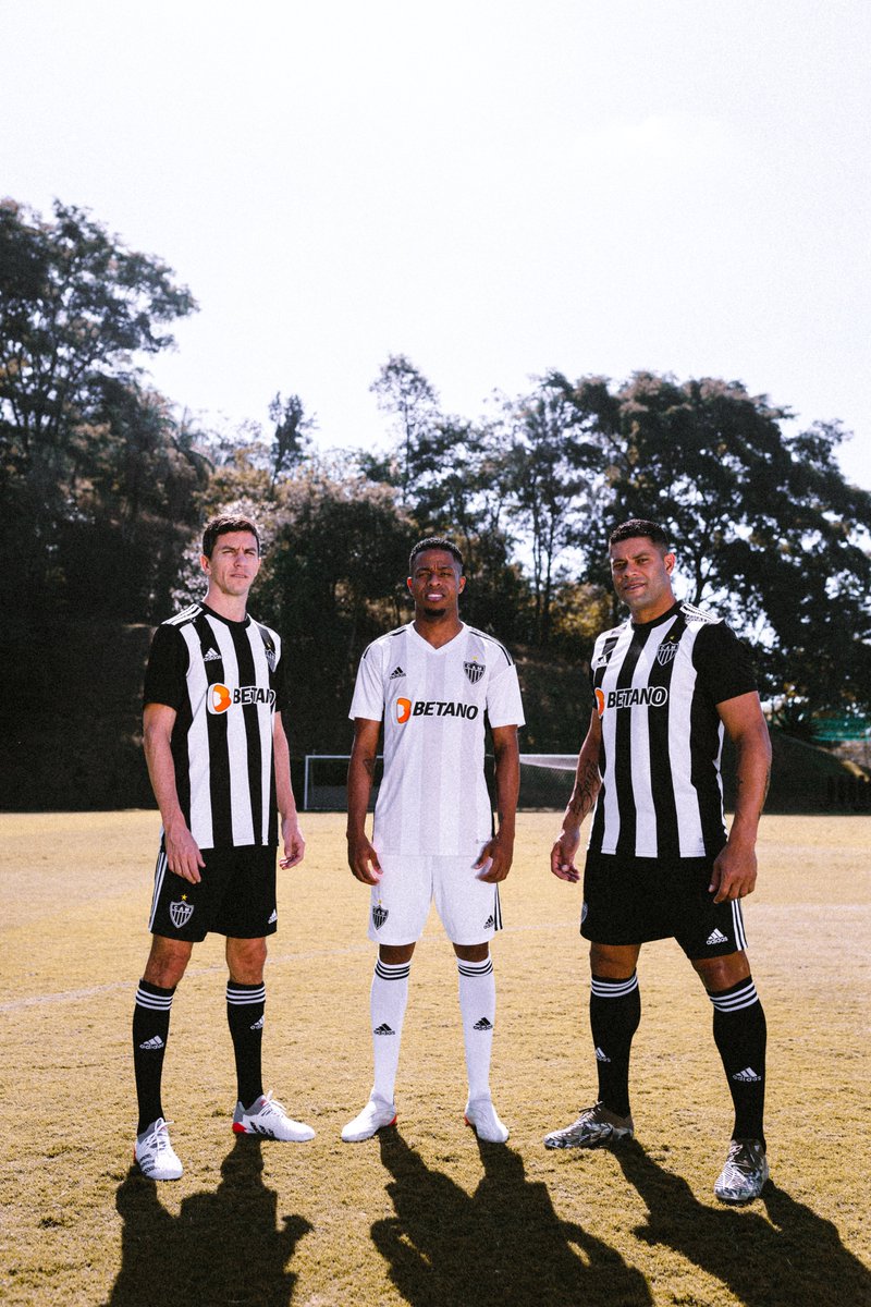 Atletico's tweet photo. 🏴🏳️ Se liga nas novas camisas de jogo do Galão, zé! Cê é loko, lindas demais... 🤩

👏🐔 @adidasbrasil https://t.co/0CPQLecL3E
