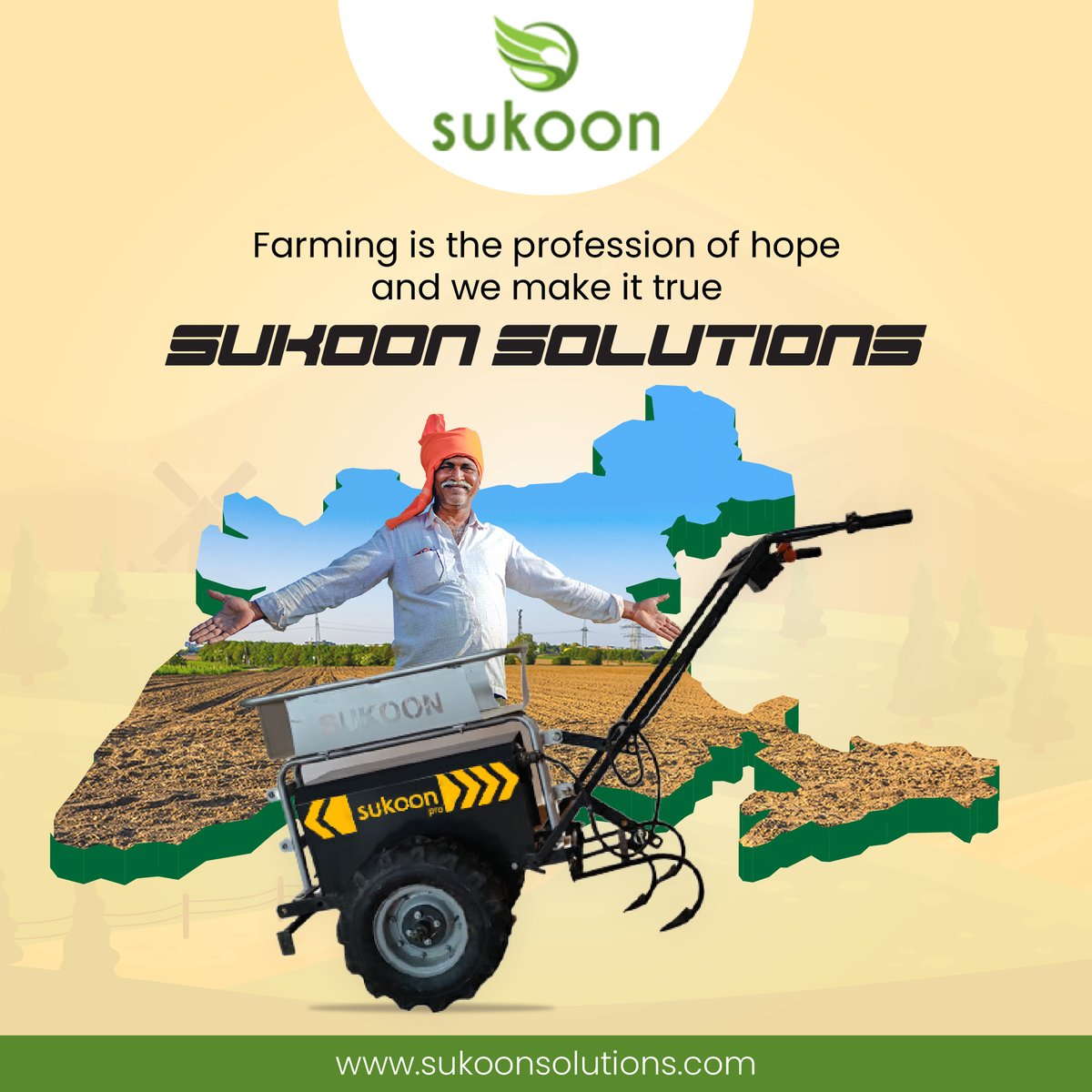 sukoonsolutions's tweet image. &quot;A sustainable agriculture is one which depletes neither the people nor the land.🌱🌏
Sukoon Solutions manufactures pollution-free eco-friendly tools to make farming easier.&quot;

#electricvehicles #ev #multiutilityfarmingtool #farmer #farmingequipment #madeinindia #sukoonsolutions