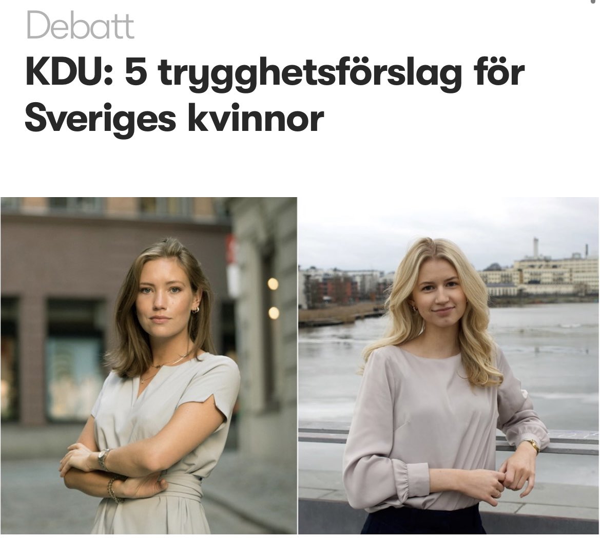 Sverige har blivit allt mer otryggt för kvinnor, sedan årskiftet har 19 kvinnor fallit offer. 

Det behövs varken kvotering eller ”jämställda” cykelbanor, det behövs trygghetsreformer 👇