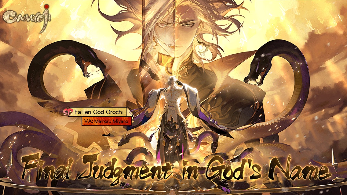 aaroncunanan's tweet photo. #Brand new SP Fallen God Orochi arrives! SP/SSR summoning chance increased. Come and form pacts with him! https://t.co/1s4v8VxI6o
