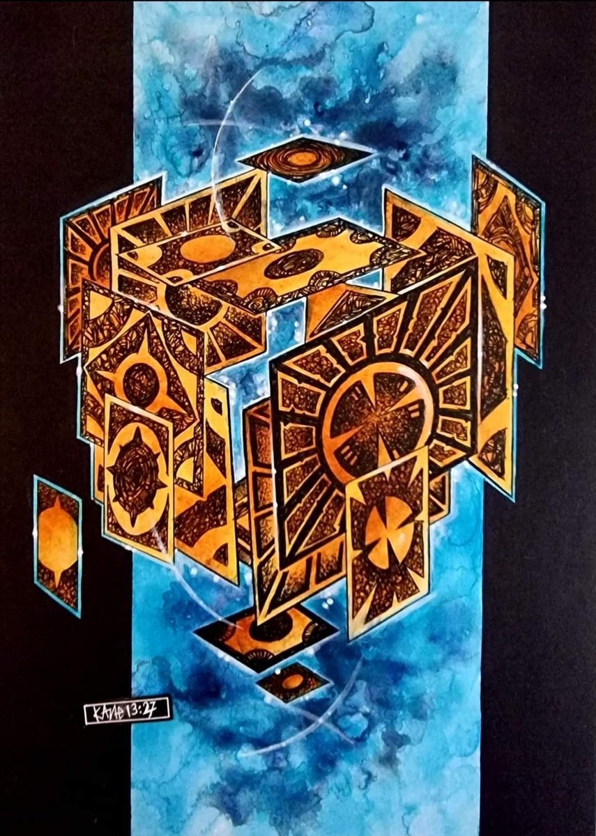 Stevekane1327's tweet photo. Interdimensional Lament Configuration.
From #31daysofhellraiser
#hellraiser #Hellbound #darkart #hellpriest #cenobite #clivebarker #kane1327 #darkartist #Occult #occultart #lamentconfiguration https://t.co/XqEgoqPFj7