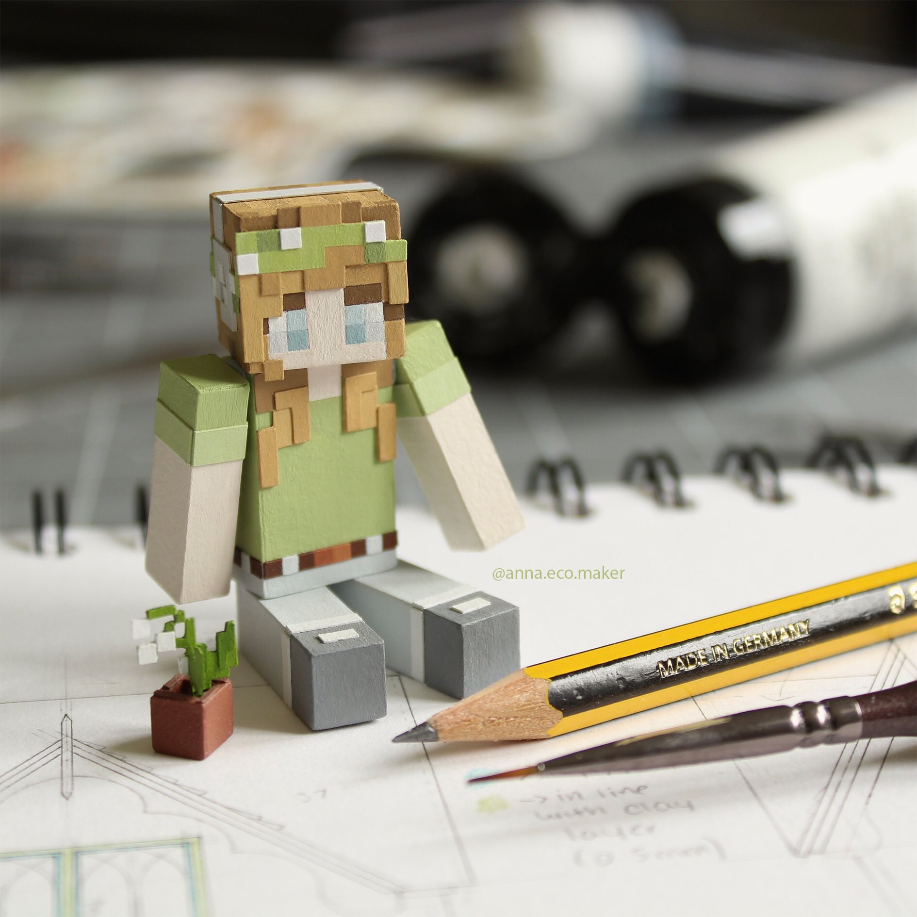 Minecraft: Alex Papercraft