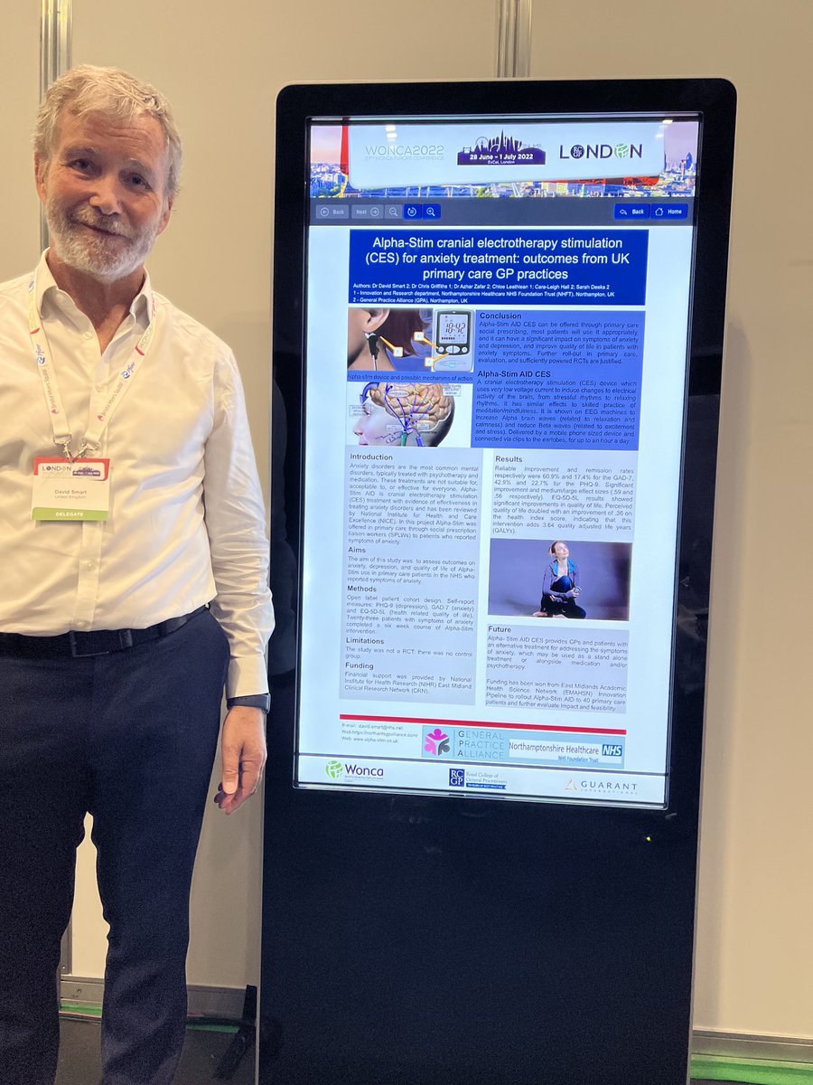 David Smart (@smartwellbeing_) on Twitter photo Shared our Alphastim research giving choice for people with anxiety at WONCA/ RCGP conference #anxiety Partnership working with social prescribers++ <a href="/NHFTNHS/">Northants Healthcare</a> <a href="/ourNHCP/">Northamptonshire Health and Care Partnership</a> <a href="/WoncaEurope/">WONCA Europe</a> <a href="/rcgp/">Royal College of General Practitioners</a> <a href="/GpaNorthampton/">NorthamptonGPA</a> <a href="/NASPTweets/">The National Academy for Social Prescribing</a> Shared our Alphastim research giving choice for people with anxiety at WONCA/ RCGP conference #anxiety Partnership working with social prescribers++ <a href="/NHFTNHS/">Northants Healthcare</a> <a href="/ourNHCP/">Northamptonshire Health and Care Partnership</a> <a href="/WoncaEurope/">WONCA Europe</a> <a href="/rcgp/">Royal College of General Practitioners</a> <a href="/GpaNorthampton/">NorthamptonGPA</a> <a href="/NASPTweets/">The National Academy for Social Prescribing</a> 