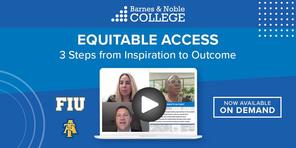 Equitable Access: 3 Steps from Inspiration to Outcome is available on demand! Experts from <a href="/FIU/">FIU</a> and <a href="/ncatsuaggies/">North Carolina A&T</a> joined BNC to discuss how implementing an equitable access program works, with timelines, checklists, lessons learned and outcomes. Watch: bit.ly/3NeUi97