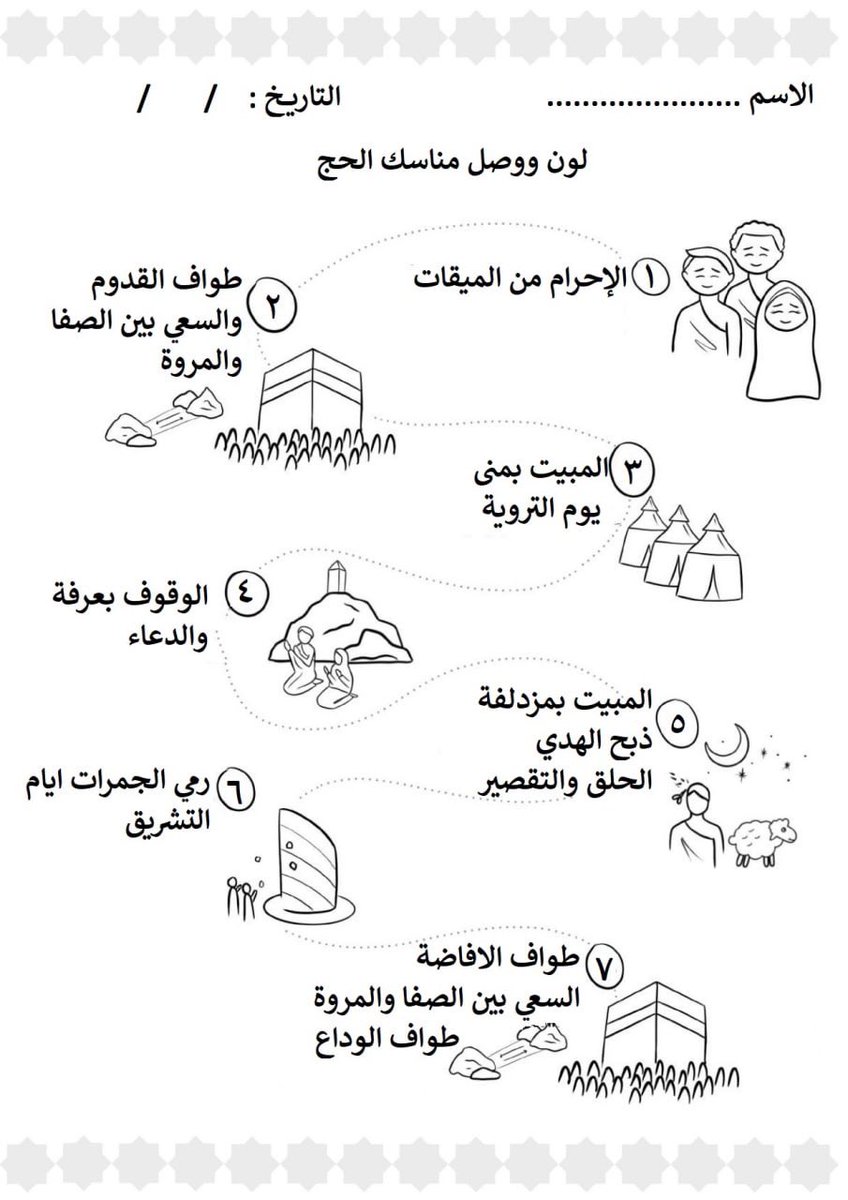 MariamOMG's tweet photo. انشطة  #الحج  , سويها زي الكتيب مع الوان وتكون كهدية للعيد للاطفال👍🏼 https://t.co/WfKpouvafb