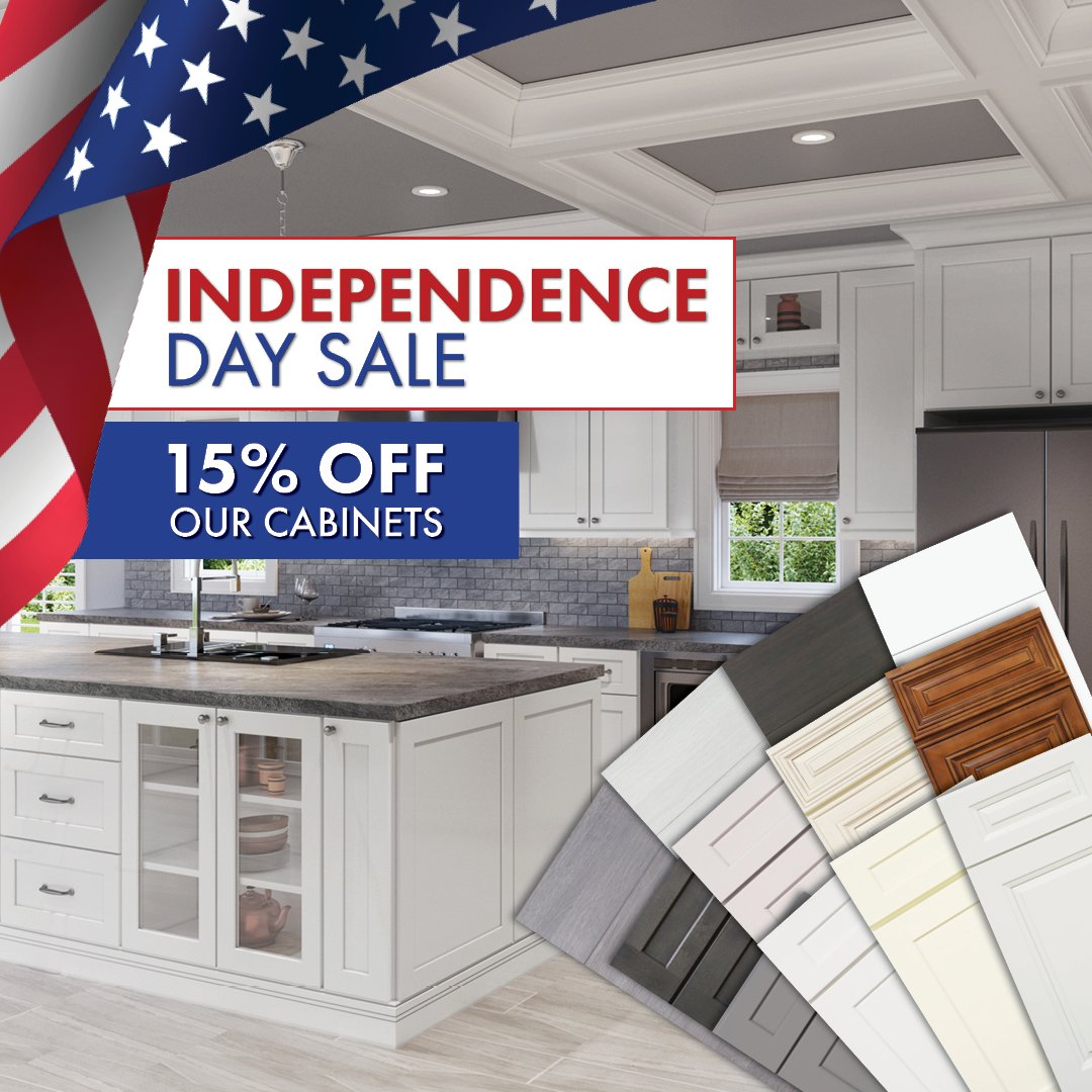 SimplyKitchenUS's tweet image. Don't forget about our Independence Sale! 15% off your cabinets. 
.
.
We will be closed Saturday, July 2nd &amp;amp; Monday, July 4th
#cabinets #kitchens #simplykitchens #july4th #sale