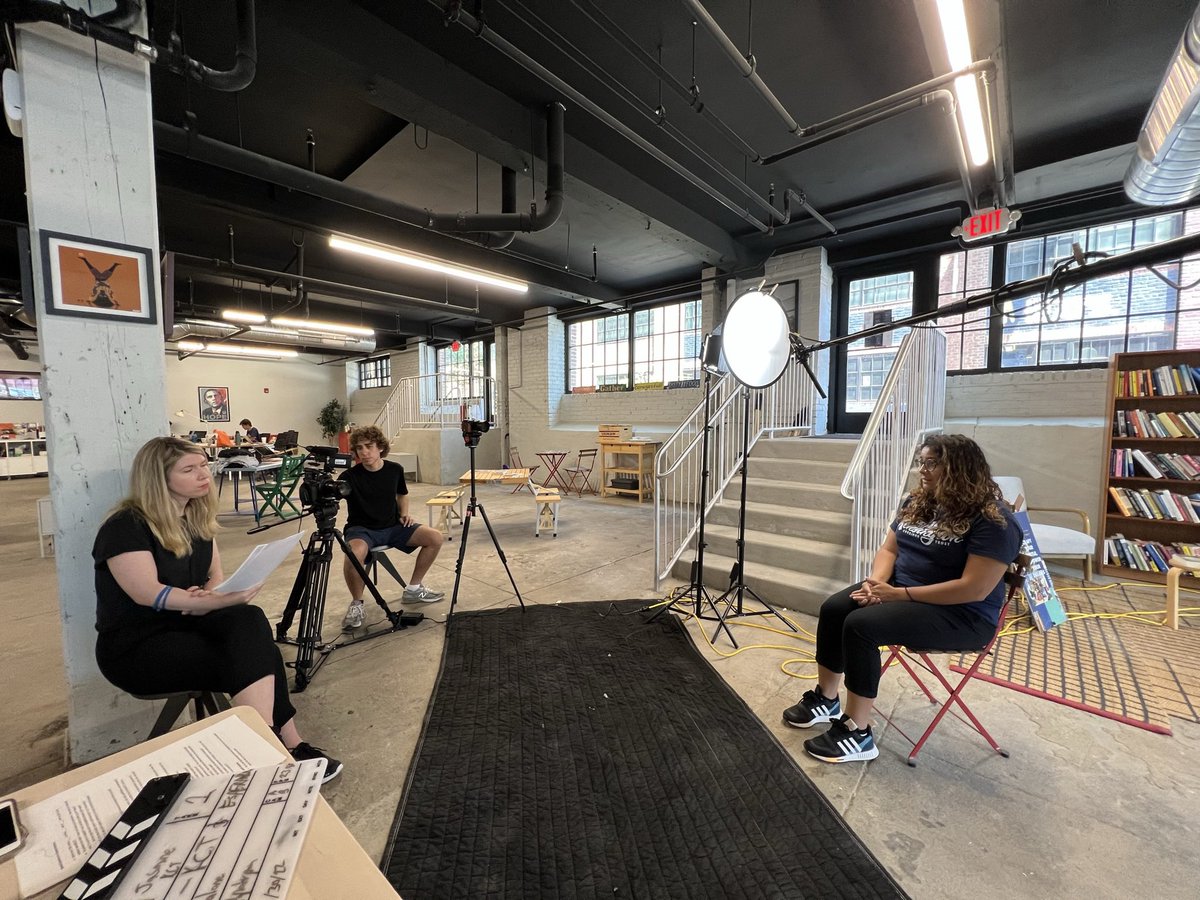 This summer #Philly @knightfdn crew is capturing the stories of our community partners who are working at the intersection of #equitabledevelopment and #publicspace. Yesterday we covered @KCTPhilly @EHCPhilly in #Kensington. Can’t wait to show the final cut! #IFLab