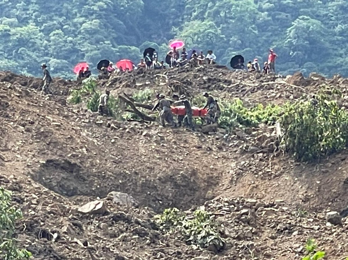 easterncomd's tweet photo. Relentless search operations by #IndianArmy, #AR, #TA, #SDRF &amp; #NDRF continued throughout the day at #Tupul, #Manipur on 01 Jul. Mortal remains of 08 Army personnel &amp; 04 civilians were recovered &amp; are being sent to home stations with full military honours.
@adgpi
@SpokespersonMoD https://t.co/frvXnf5S2R