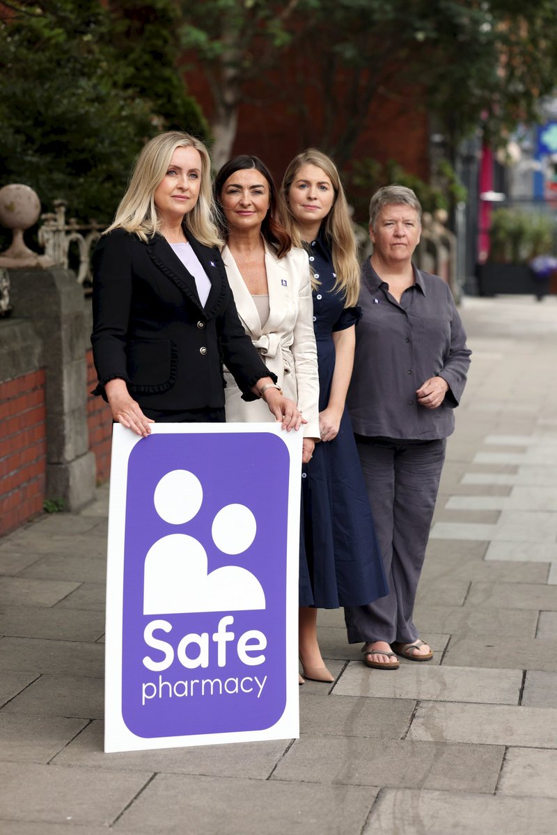 Detective Supt. Sinéad Greene of the Garda National Protective Services Bureau joined the CEO of <a href="/SAFEIreland/">Safe Ireland National Social Change Agency CLG</a> Mary McDermott, Louisa Power <a href="/HSELive/">HSE Ireland</a> and Oonagh O’Hagan at <a href="/MeaghersPharmcy/">Meaghers Pharmacy</a> today to launch our #SafePharmacy initiative aimed at supporting victims of domestic abuse.