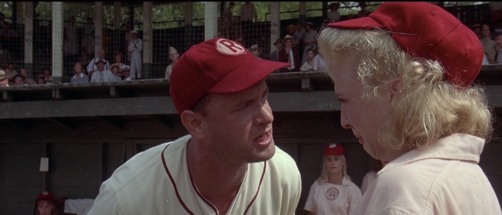 One_PerfectPage's tweet image. A League of Their Own (1992) By Lowell Ganz &amp;amp; Babaloo Mandel

Revised Fourth Draft dated 4/8/91, Page 74