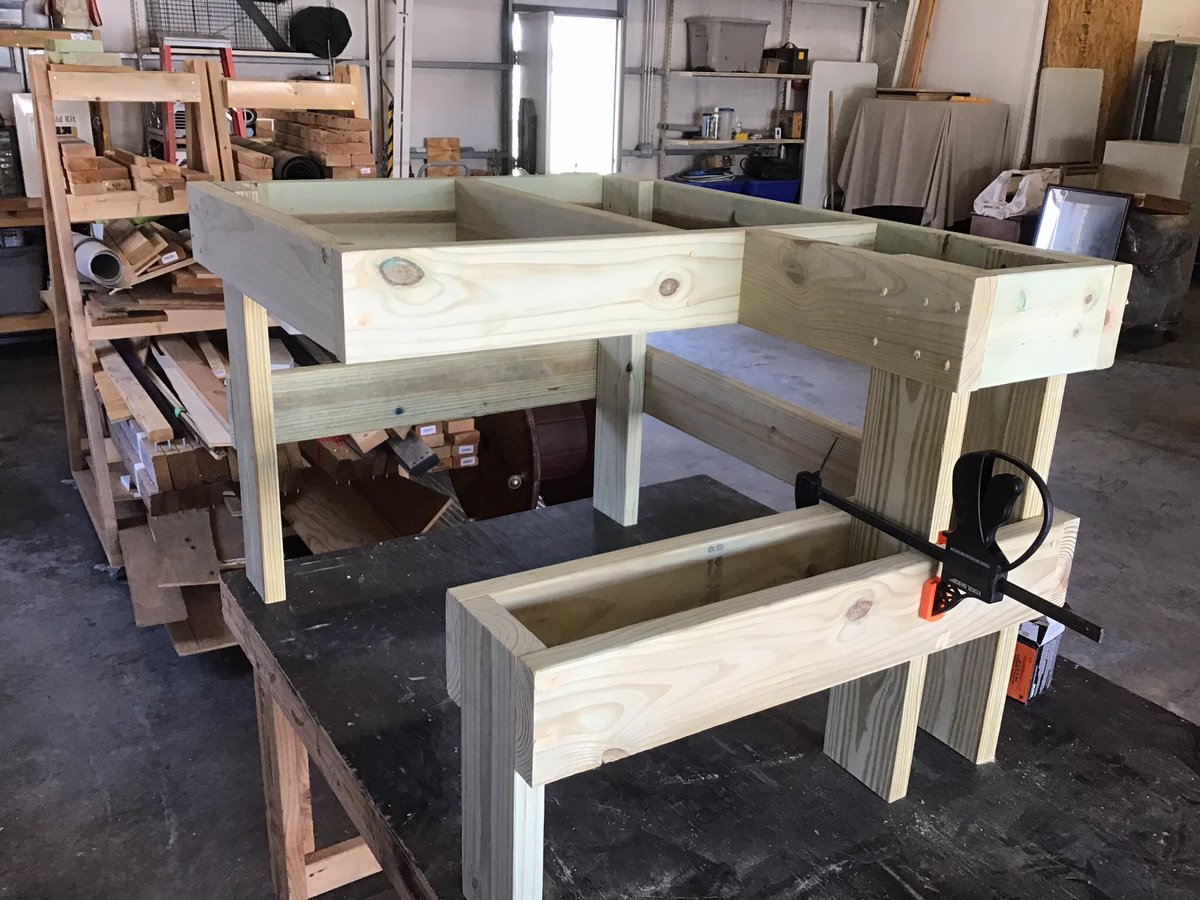nopitypolitics's tweet image. Today, I tackle the table top. And the story of acquiring one simple half sheet of 3/4 plywood is one of mundane, yet maddening frustration. On a bright note, god DAMN did I nail the legs. Precisely even, and sturdy as hell. #shootingbench #shopproject