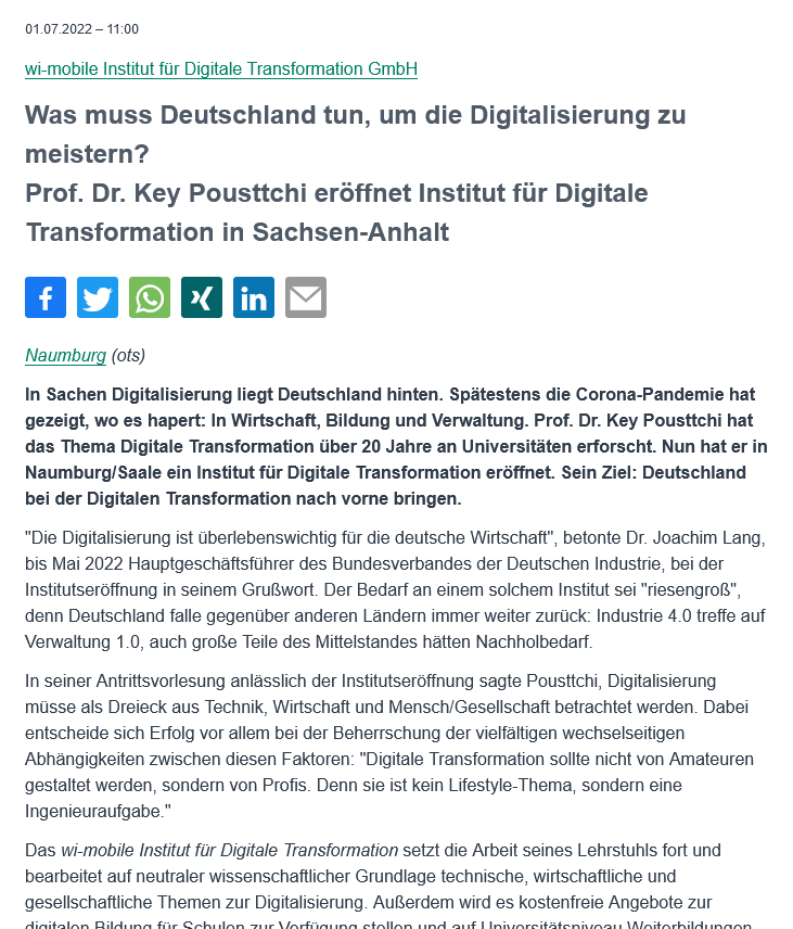 keypousttchi's tweet photo. Hier der Kurzbericht zur Institutseröffnung #wimobile in #Naumburg 
#Digitalisierung #SachsenAnhalt 
https://t.co/ILF9vX5LXy https://t.co/KlJeQBbVcf